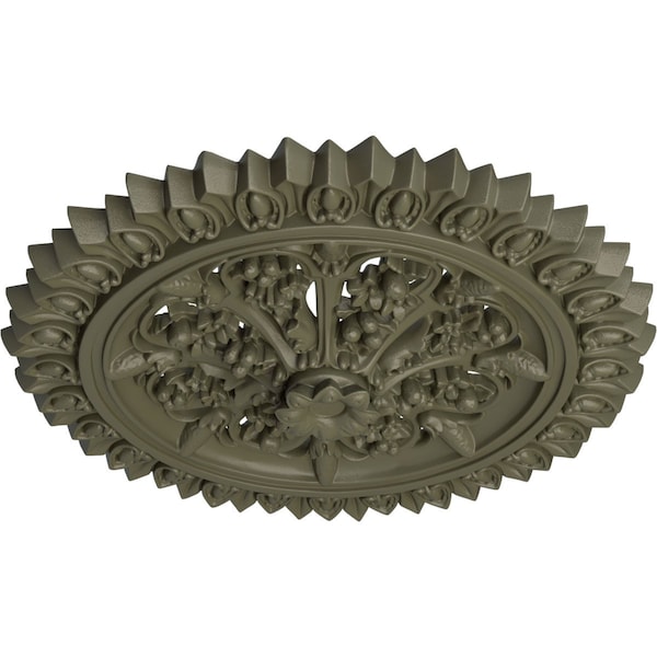 Lariah Ceiling Medallion (Fits Canopies Up To 1 3/8), 24 3/4OD 1 3/8ID X 3 1/4P